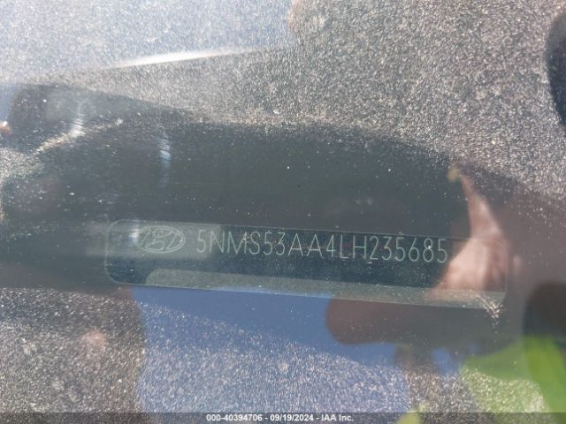 5NMS53AA4LH235685 Hyundai Santa Fe Limited 2.0t