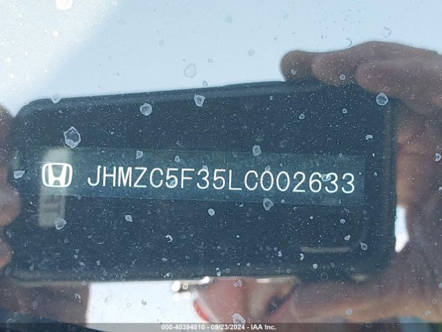 JHMZC5F35LC002633 Honda Clarity Plug-in Hybrid Touring