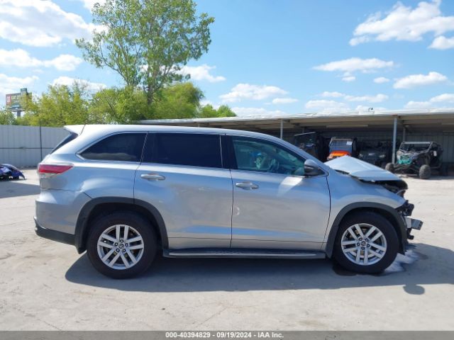 5TDZARFHXGS021838 Toyota Highlander Le