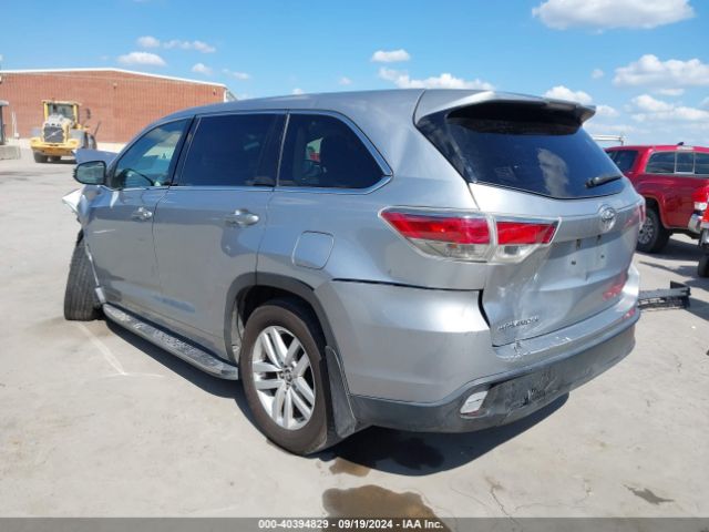 5TDZARFHXGS021838 Toyota Highlander Le