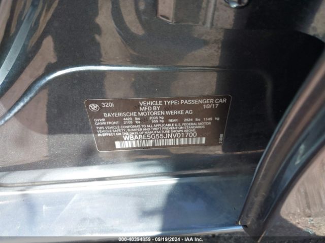 WBA8E5G55JNV01700 BMW 320i Xdrive
