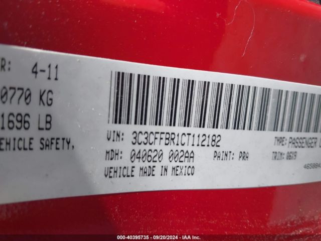 2012 FIAT 500 3C3CFFBR1CT112182 Photo 8