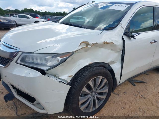 5FRYD4H45FB002602 Acura Mdx Technology Package