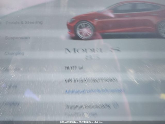 5YJSA1H18EFP42406 Tesla Model S P85