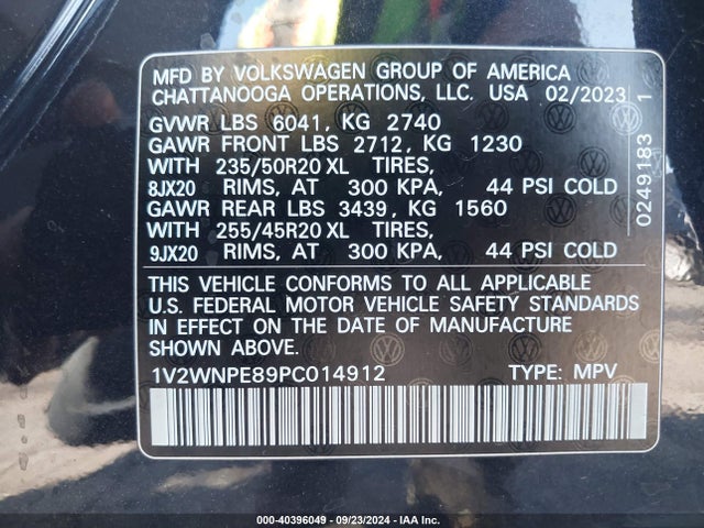 Volkswagen Id.4 Awd Pro S 2023 1V2WNPE89PC014912 Image 9