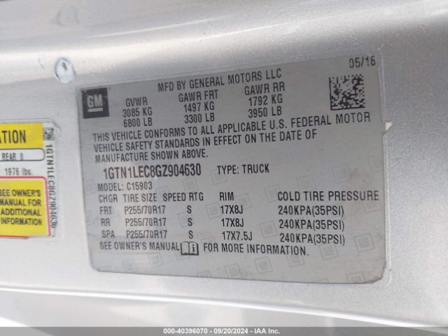1GTN1LEC8GZ904630 GMC SIERRA 1500