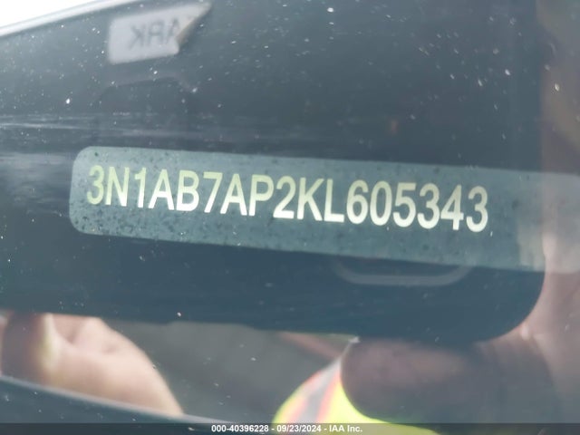 Nissan SENTRA SV 2019 3N1AB7AP2KL605343 Image 9