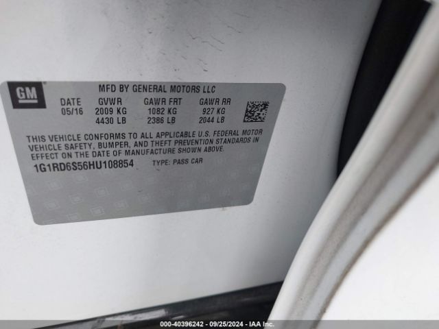 1G1RD6S56HU108854 Chevrolet Volt Premier