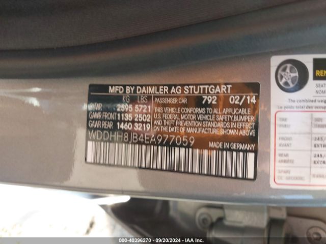 WDDHH8JB4EA977059 Mercedes-Benz E 350 4matic