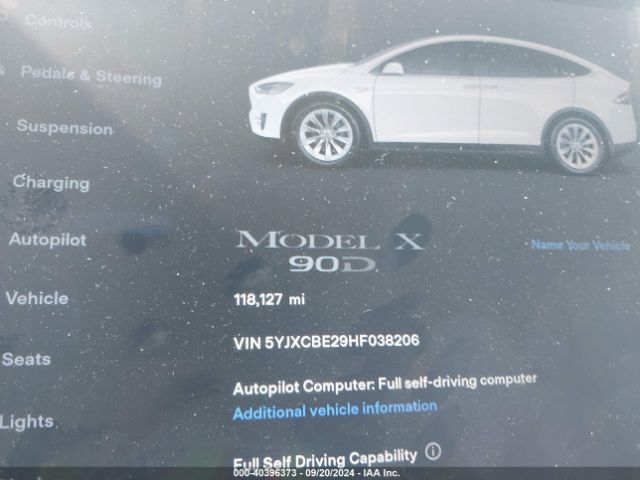5YJXCBE29HF038206 Tesla Model X 100d/75d/90d