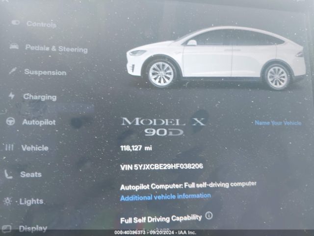 5YJXCBE29HF038206 Tesla Model X 100d/75d/90d