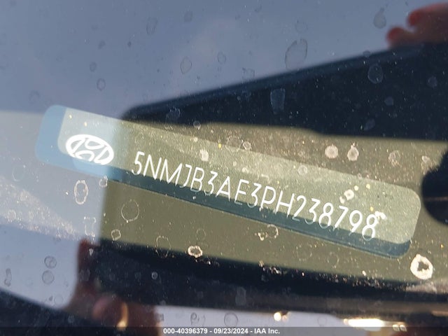 Hyundai TUCSON SEL 2023 5NMJB3AE3PH238798 Image 9