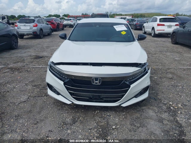 40396430 :رقم المزاد ، 1HGCV1F33NA040730 vin ، 2022 Honda Accord Sport مزاد بيع