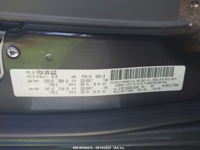 2016 CHRYSLER TOWN & COUNTRY 2C4RC1BG9GR138702 Photo 8