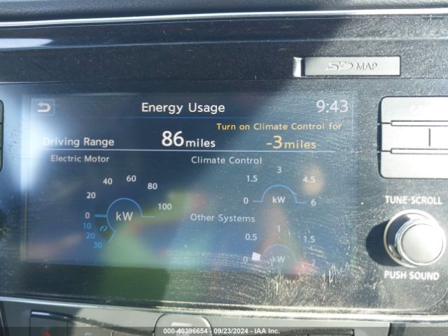 1N4AZ1CP7KC301445 Nissan Leaf Sl