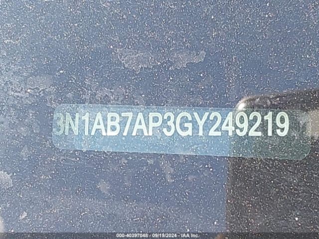 3N1AB7AP3GY249219 Nissan Sentra Fe+ S/s/sl/sr/sv