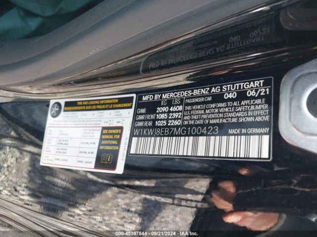 W1KWJ8EB7MG100423 Mercedes-Benz C 300 4matic