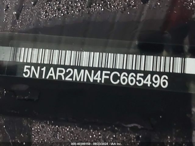 5N1AR2MN4FC665496 Nissan Pathfinder Sl