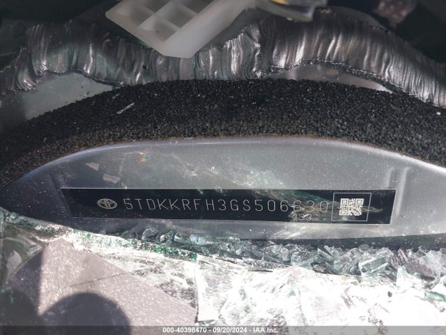 Toyota Highlander Xle V6 2016 5TDKKRFH3GS506630 Image 9