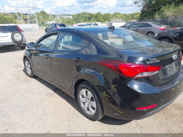 5NPDH4AE3GH750016 Hyundai ELANTRA SE