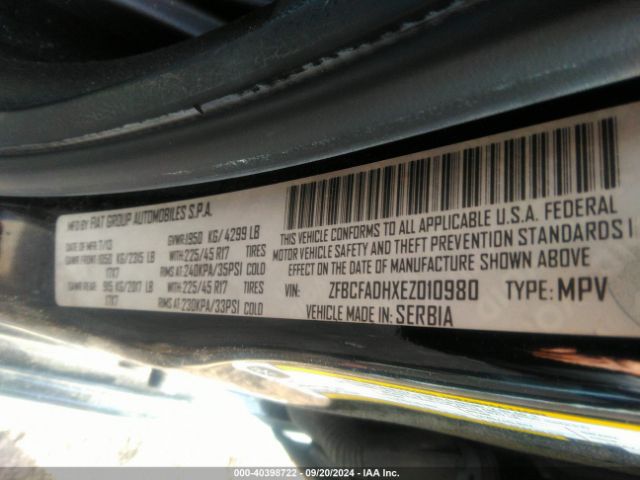 ZFBCFADHXEZ010980 Fiat 500L TREKKING