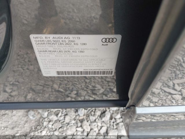 WA1DGAFP6EA058438 Audi Q5 3.0t Premium Plus
