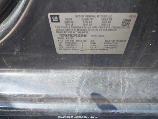 1GCVKPEC0FZ401936 Chevrolet Silverado 1500 Ls