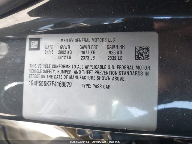 1G4PS5SK7F4168879 Buick Verano Leather Group
