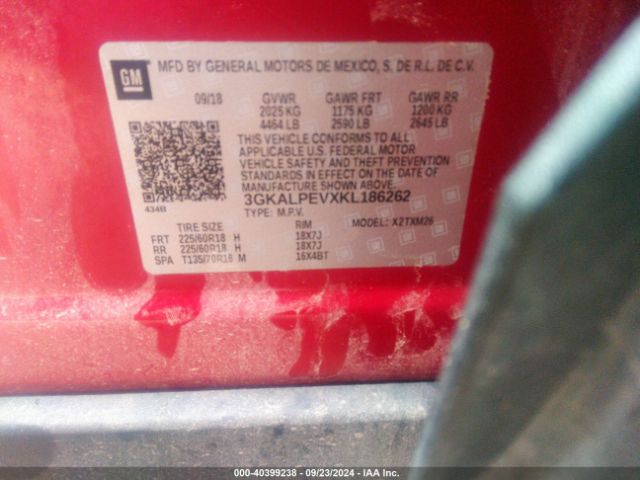 3GKALPEVXKL186262 GMC Terrain Slt