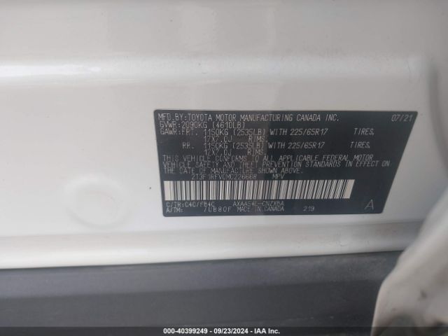 2T3F1RFV0MC226668 Toyota RAV4 LE