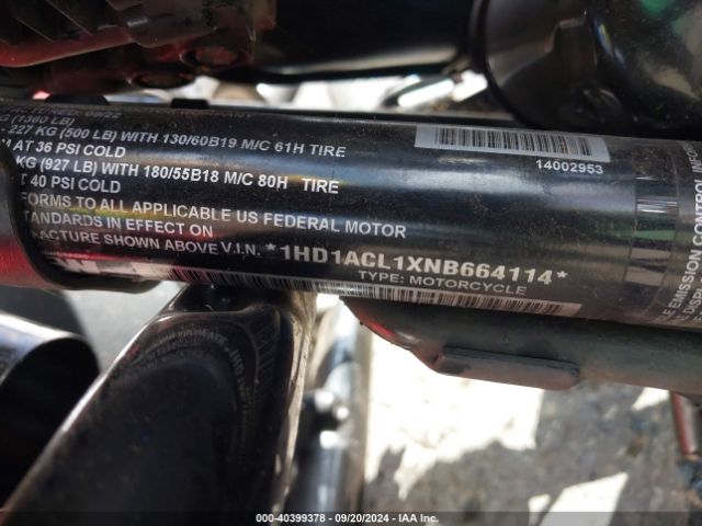 2022 HARLEY-DAVIDSON FLTRXST 1HD1ACL1XNB664114 Photo 9