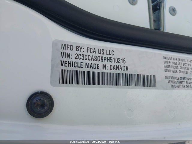 2C3CCASG9PH510216 Chrysler 300 Touring L Awd