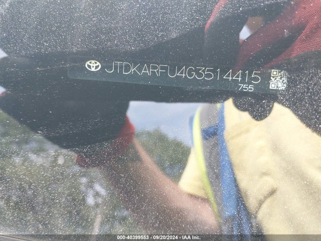 Toyota Prius Two Eco 2016 JTDKARFU4G3514415 Image 9