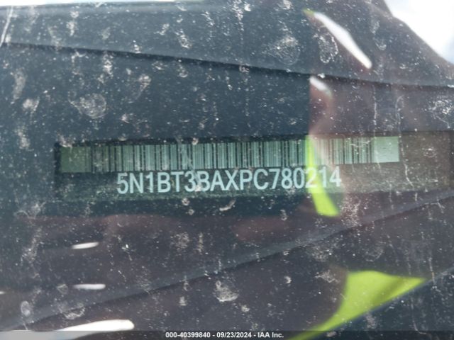5N1BT3BAXPC780214 Nissan Rogue Sv Fwd