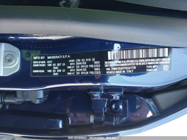 ZN661XUA7HX241736 Maserati Levante