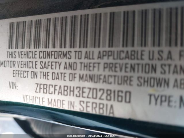 ZFBCFABH3EZ028160 Fiat 500l Easy
