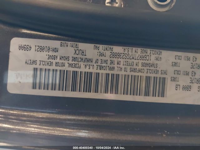 1C6RR7TM7GS236882 RAM 1500 Outdoorsman