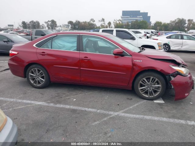 4T1BD1FK0HU213705 Toyota Camry Hybrid Se