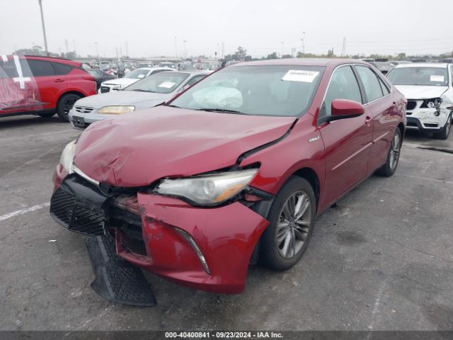 4T1BD1FK0HU213705 Toyota Camry Hybrid Se