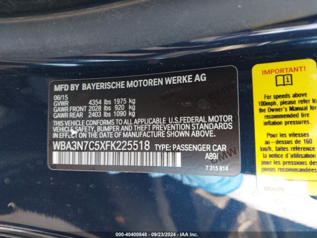 WBA3N7C5XFK225518 BMW 428i