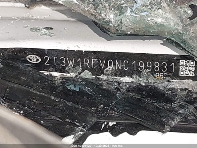 2T3W1RFV0NC199831 Toyota Rav4 Xle
