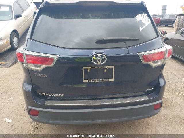 5TDBKRFHXGS299217 Toyota Highlander Le V6
