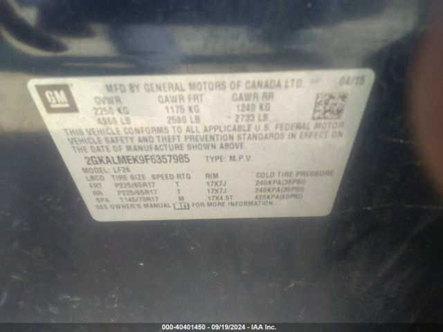 2GKALMEK9F6357985 GMC Terrain Sle-1