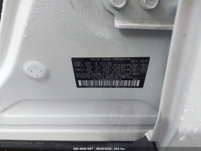 4S4WMAHD0M3453076 Subaru Ascent Premium