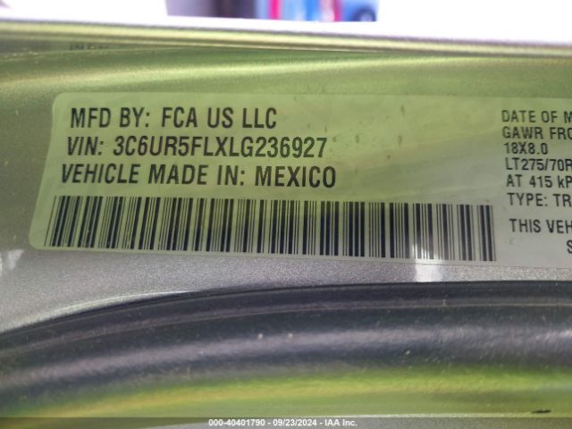 3C6UR5FLXLG236927 RAM 2500