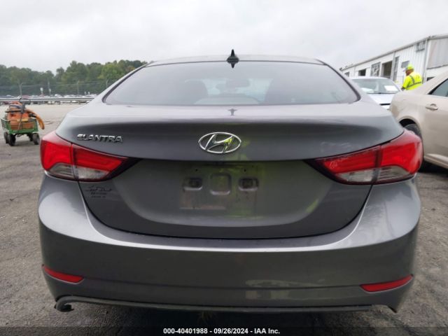KMHDH4AE2GU636901 Hyundai Elantra Value Edition