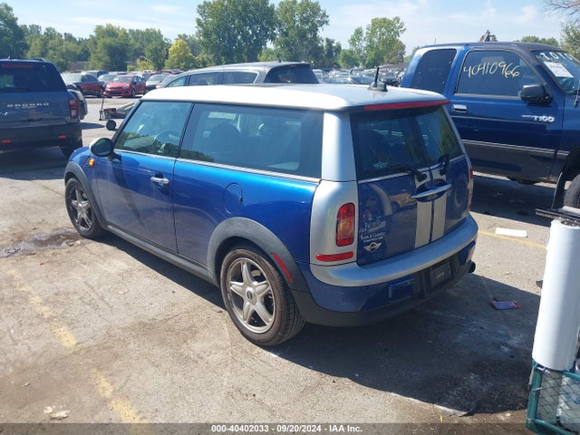 2009 MINI COOPER CLUBMAN WMWML33559TX33218 Photo 2