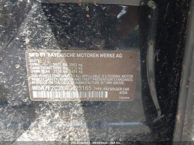 WBA7F2C3XHG423165 BMW Alpina B7 Xdrive