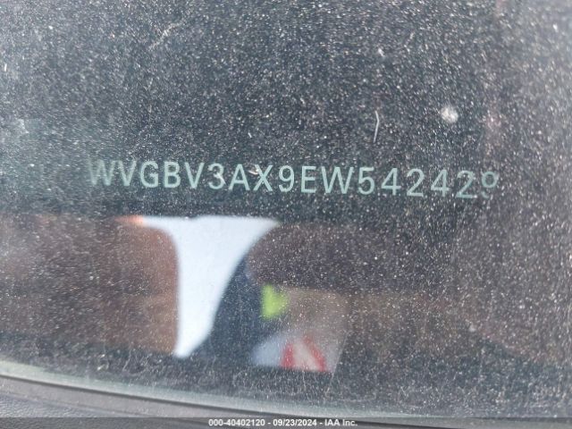 WVGBV3AX9EW542429 Volkswagen TIGUAN SE