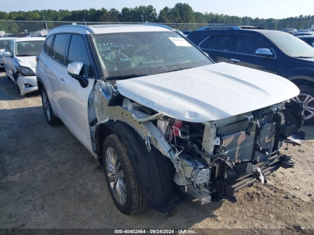 5TDFARAH7PS527184 Toyota Highlander Hybrid Platinum